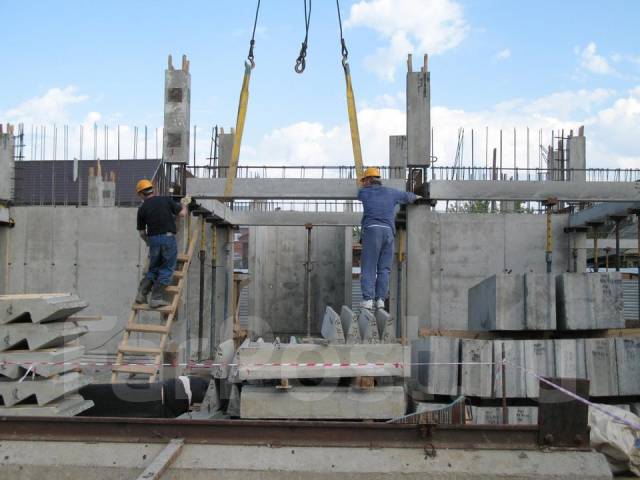 Монтаж железобетонных конструкций 